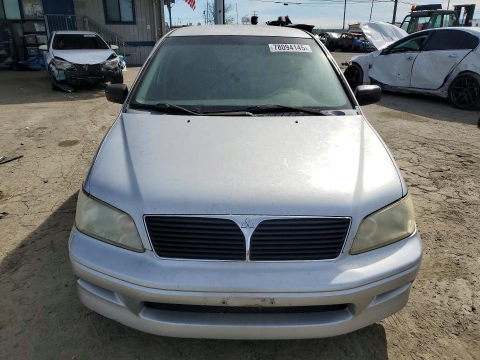 2002 Mitsubishi Lancer VIN JA3AJ26E82U083932 COPART salvage auction — SIDE, Ca - Salvage Certificate, sold $250 on 2026-07-02 (photo 5)