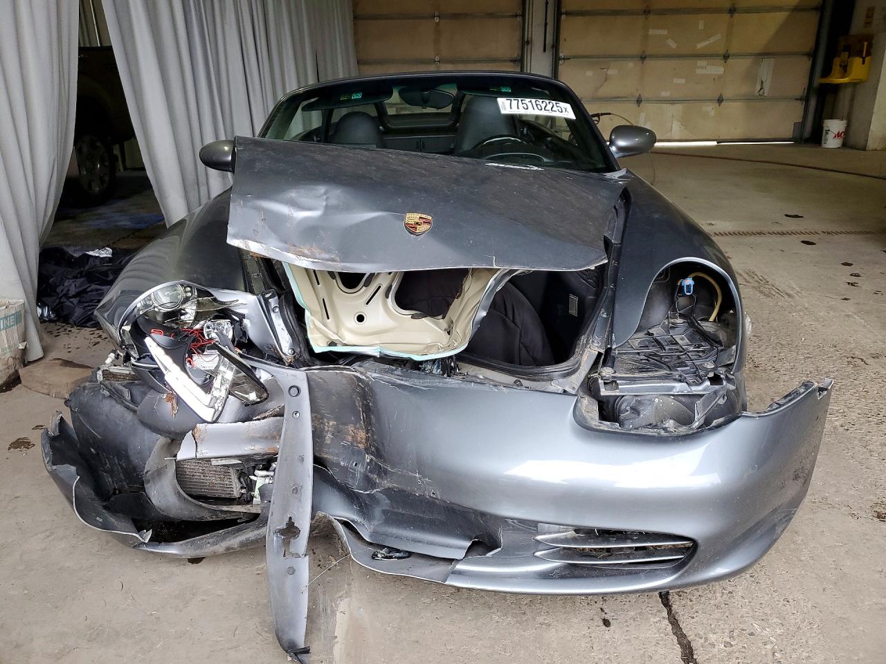 2003 Porsche Boxster VIN WP0CA29813U622764 COPART salvage auction — Front End, WA - VEHICLE CERT OF OWNERSHIP-TITL, sold $1,900 on 2026-06-30 (photo 5)