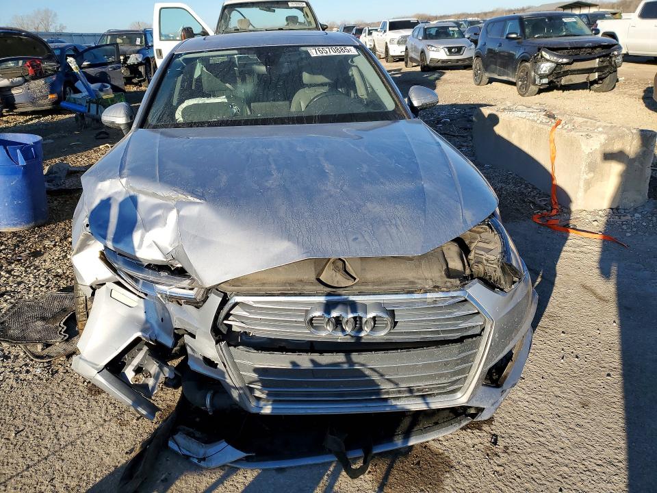 2019 Audi A4 VIN WAUHMAF4XKA043164 COPART salvage auction — FRONT END, Ks - Cert Of Title-Salvage, sold $1,800 on 2026-07-28 (photo 5)