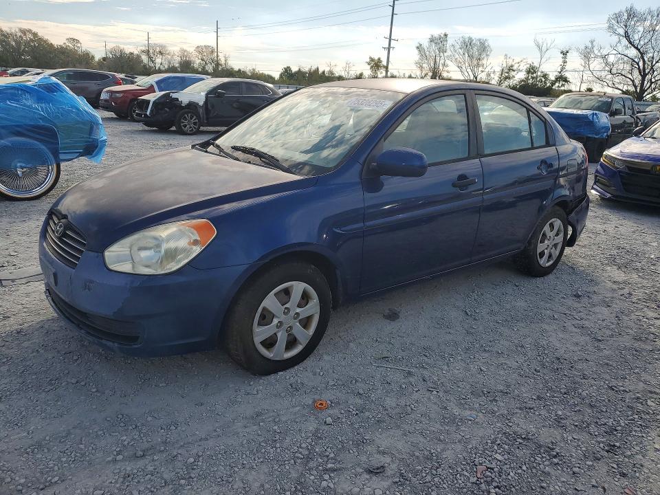 2010 Hyundai Accent VIN KMHCN4AC0AU464801 COPART salvage auction — REAR END, Fl - Certificate Of Title, sold $500 on 2026-07-17 (photo 1)