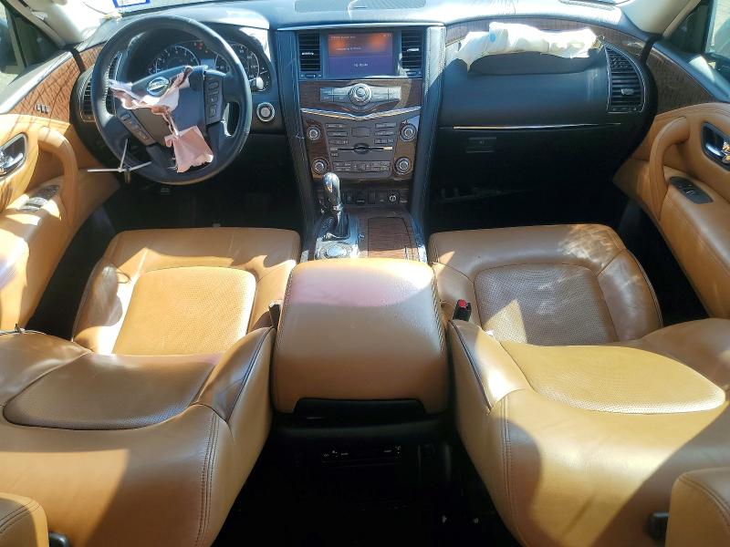 2017 Nissan Armada VIN JN8AY2NF0H9304415 COPART salvage auction — FRONT END, Tx - Salvage Vehicle Title, sold $2,850 on 2026-07-10 (photo 8)