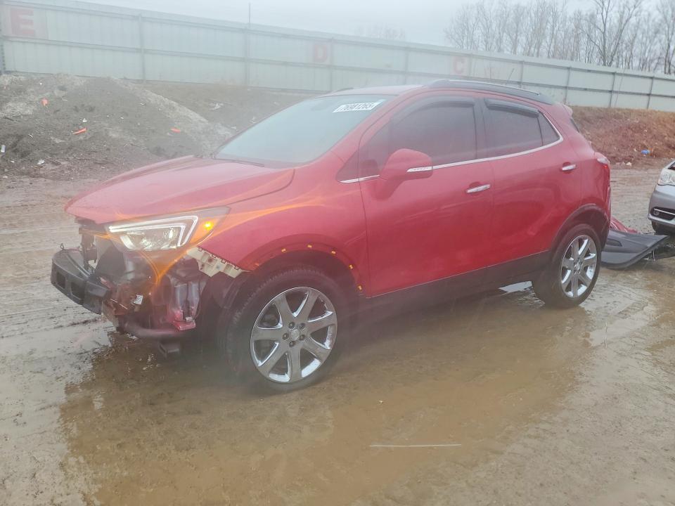2018 Buick Encore VIN KL4CJGSB8JB538303 COPART salvage auction — FRONT END, Mi - Cert Of Title-Salvage Vehicle, sold $4,200 on 2026-07-08 (photo 1)