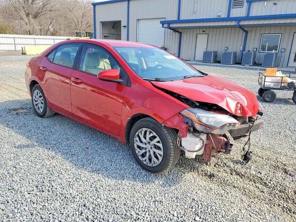 2018 Toyota Corolla VIN 5YFBURHE8JP775798 COPART salvage auction — FRONT END, Nc - Salvage Certificate Of Title, sold $2,150 on 2026-07-09 (photo 4)