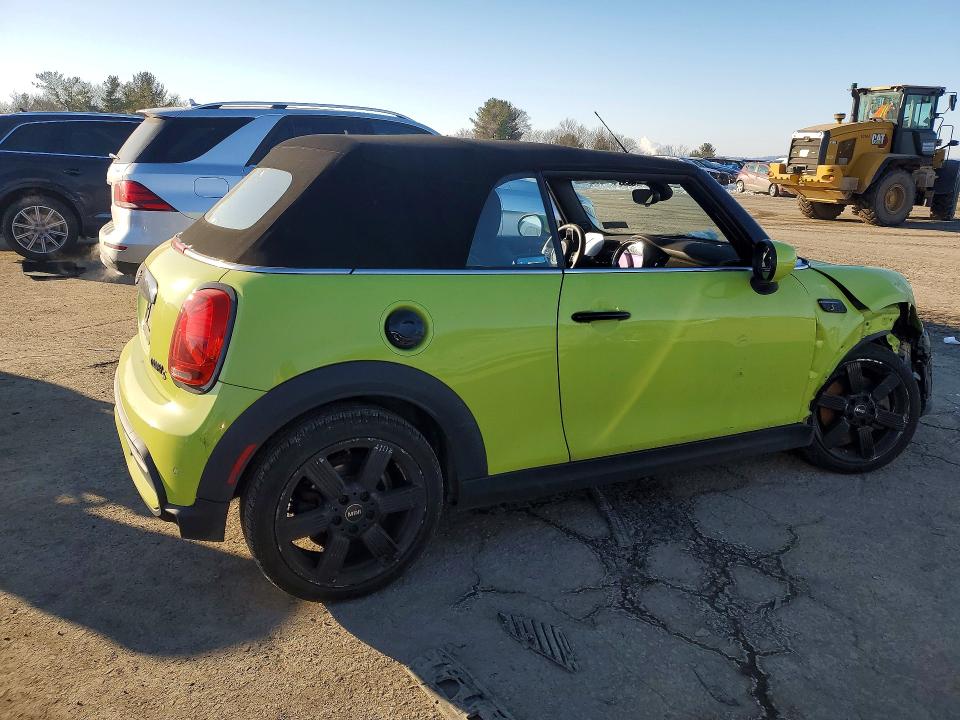 2023 Mini Cooper VIN WMW43DL00P3P46997 COPART salvage auction — FRONT END, Pa - Cert Of Title, sold $3,300 on 2026-08-11 (photo 3)