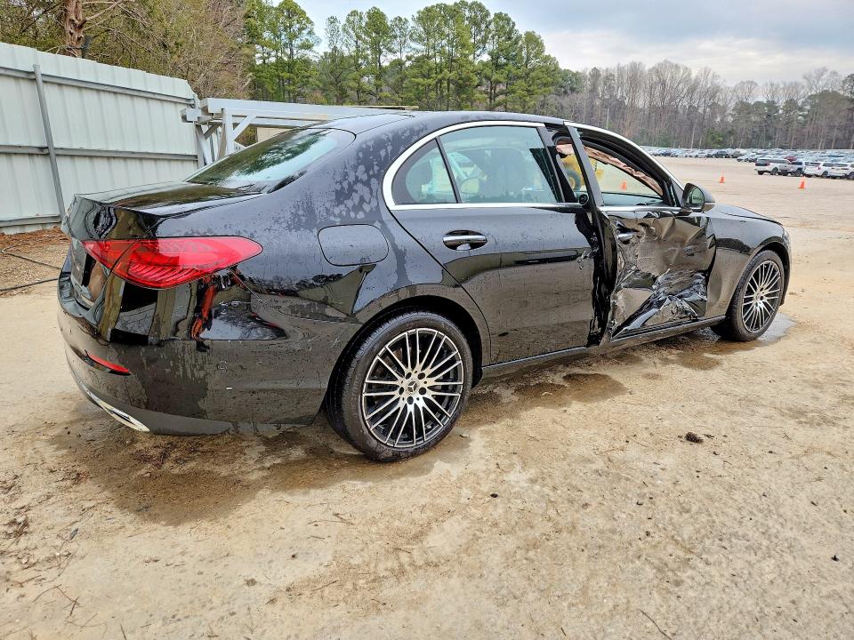 2025 Mercedes-benz C class VIN W1KAF4GB2SR279358 COPART salvage auction — SIDE, NC - CERTIFICATE OF TITLE, sold $18,300 on 2026-07-20 (photo 3)