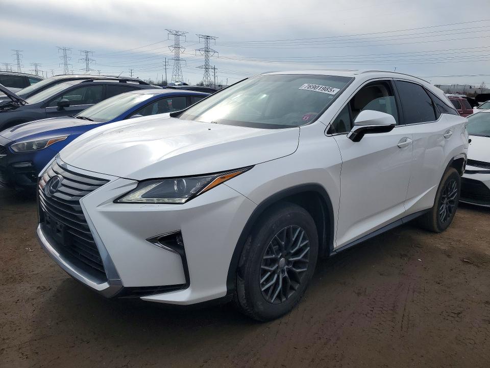 2016 Lexus Rx VIN 2T2BZMCAXGC023873 COPART salvage auction — REAR END, Il - Salvage Certificate, sold $7,500 on 2026-07-09 (photo 1)