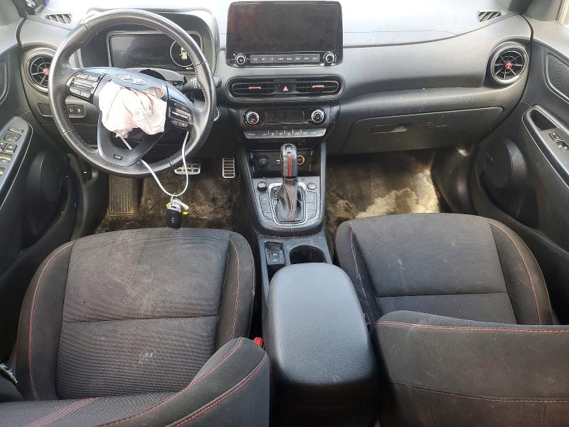 2022 Hyundai Kona VIN KM8K33A34NU868461 COPART salvage auction — FRONT END, Fl - Cert Of Title Slvg Rebuildable, sold $3,850 on 2026-07-14 (photo 8)