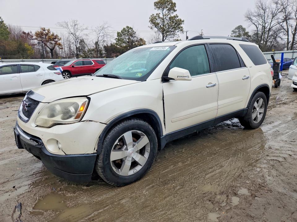 2012 Gmc Acadia VIN 1GKKVRED1CJ370127 COPART salvage auction — FRONT END, Salvage Title, sold $100 on 2026-07-21 (photo 1)