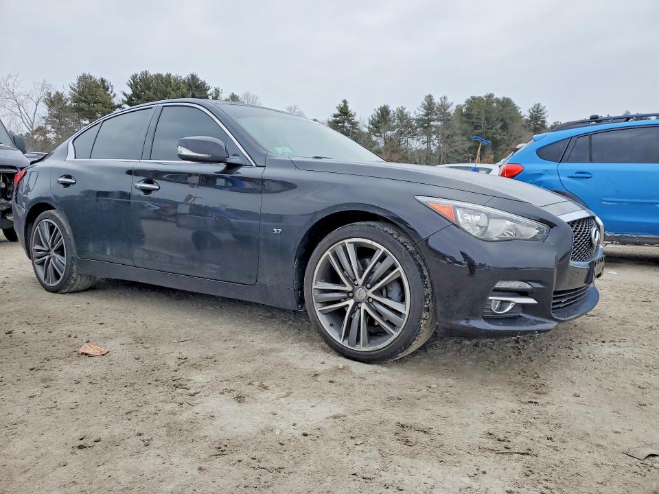 2015 Infiniti Q50 VIN JN1BV7AR9FM398457 COPART salvage auction — REAR END, Wv - Salvage Certificate, sold $2,200 on 2026-07-09 (photo 4)