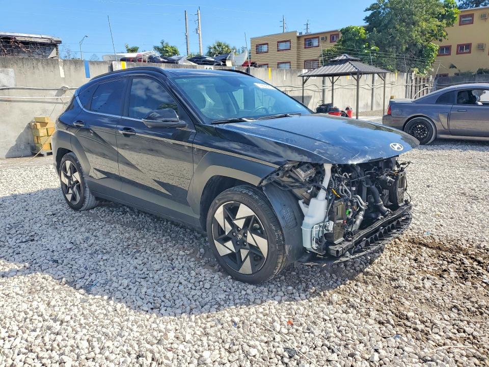 2024 Hyundai Kona VIN KM8HE3A33RU158171 COPART salvage auction — FRONT END, Salvage Title, sold $7,600 on 2026-08-18 (photo 4)