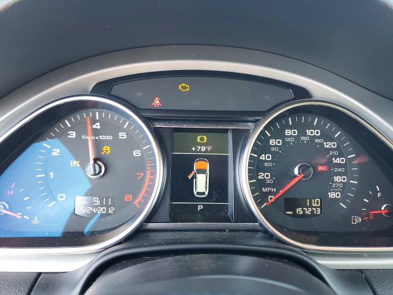 2013 Audi Q7 VIN WA1DGAFEXDD008699 COPART salvage auction — MINOR DENT/SCRATCHES, Mt - Dis/Dlr/Exp Only Clean Title, sold $1,650 on 2026-07-08 (photo 9)