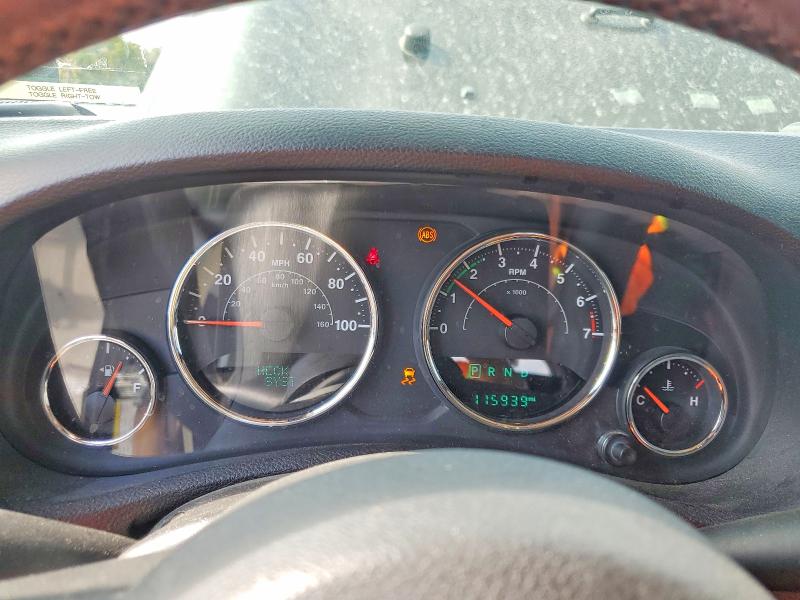 2017 Jeep Wrangler / VIN 1C4BJWFG8HL726051 COPART salvage auction — REAR END, Salvage Title, sold $7,200 on 2026-07-29 (photo 9)