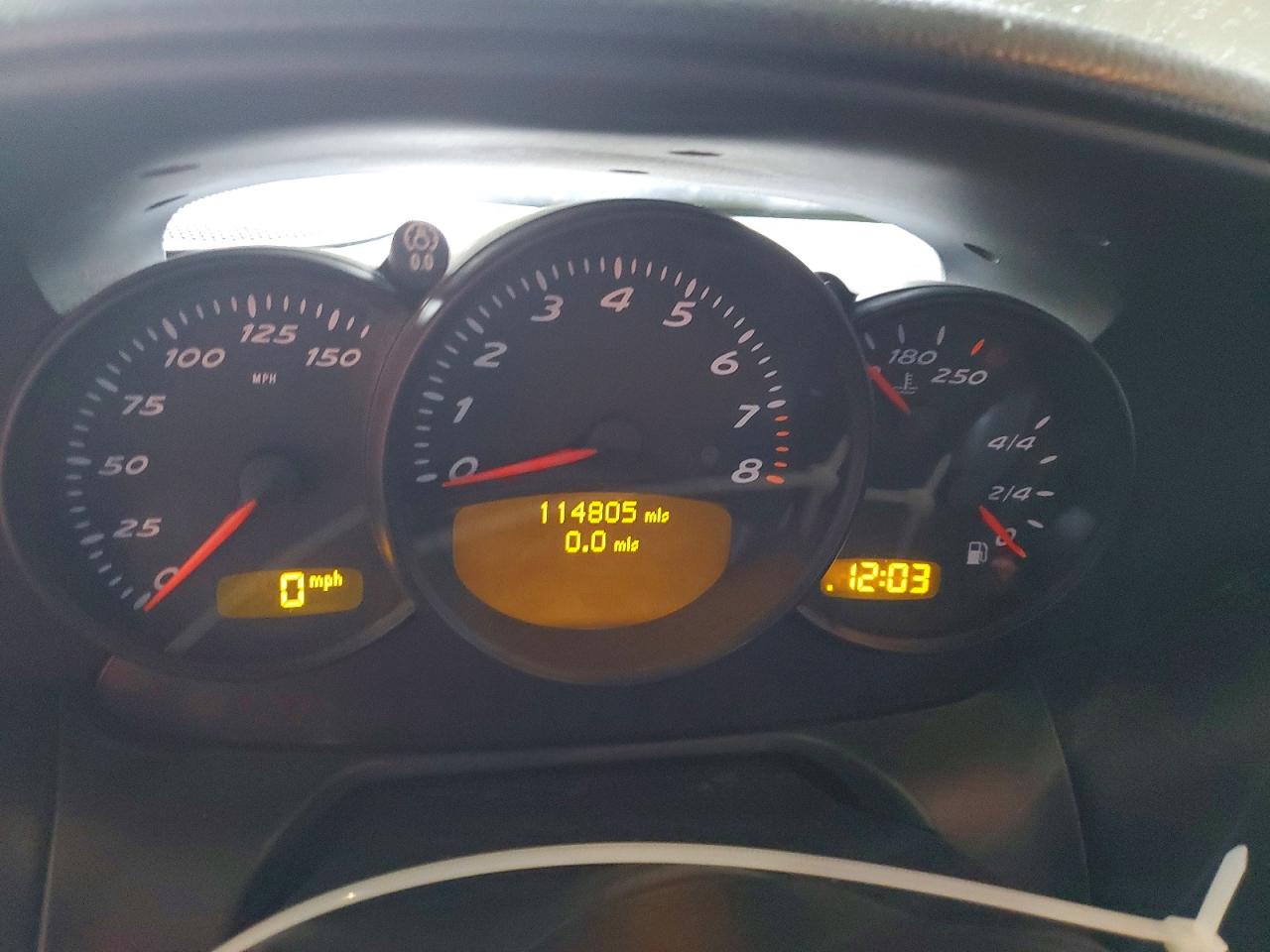 2003 Porsche Boxster VIN WP0CA29813U622764 COPART salvage auction — Front End, WA - VEHICLE CERT OF OWNERSHIP-TITL, sold $1,900 on 2026-06-30 (photo 9)