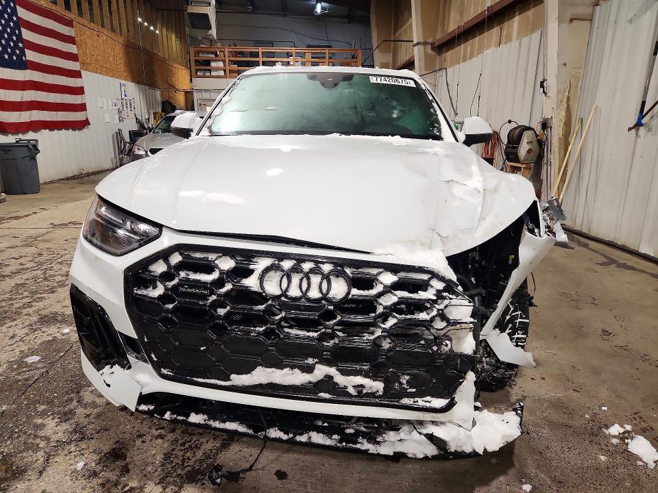 2024 Audi Q5 VIN WA1E2AFY8R2079061 COPART salvage auction — FRONT END, Ak - Bill Of Sale- Salvage, sold $12,000 on 2026-08-04 (photo 5)