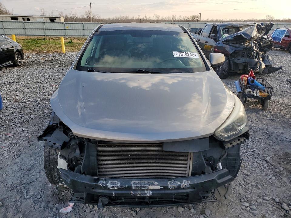 2018 Hyundai Santa fe VIN 5XYZT3LB4JG567840 COPART salvage auction — FRONT END, Al - Cert Of Title-Salvage Title, sold $100 on 2026-07-16 (photo 5)