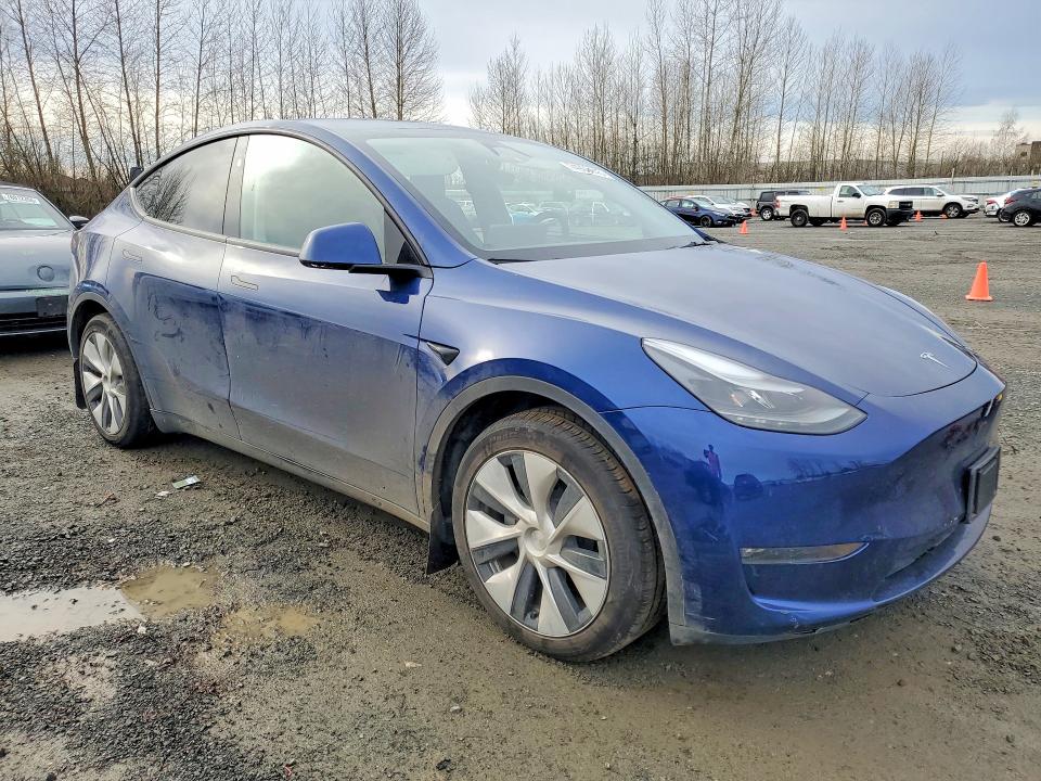 2024 Tesla Model y VIN 7SAYGAEEXRF982646 COPART salvage auction — SIDE, Wa - Bill Of Sale, sold $11,200 on 2026-07-06 (photo 4)