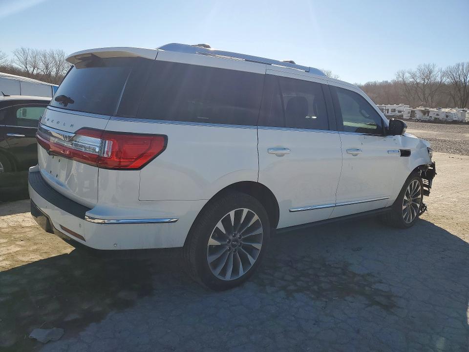 2021 Lincoln Navigator VIN 5LMJJ2LT9MEL19515 COPART salvage auction — FRONT END, Mo - Salvage Certificate Of Title, sold $15,900 on 2026-07-28 (photo 3)