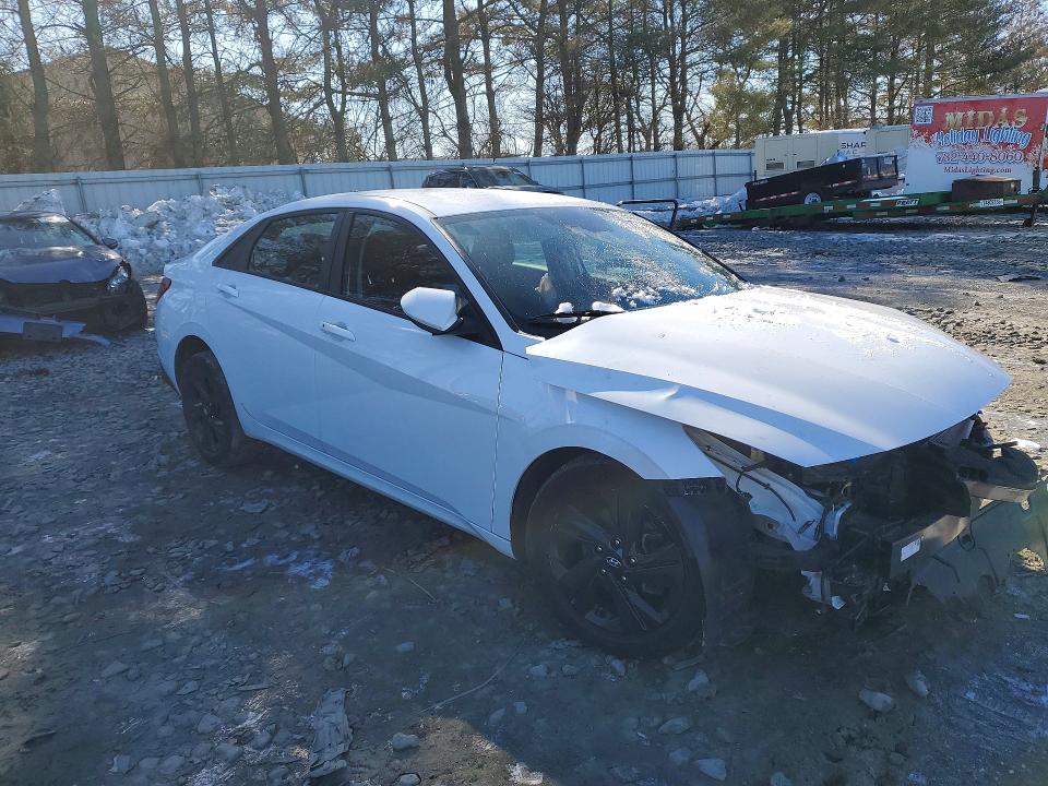 2021 Hyundai Elantra VIN 5NPLS4AG3MH016681 COPART salvage auction — FRONT END, Nj - Cert Of Title-Salvage, sold $1,150 on 2026-07-27 (photo 4)