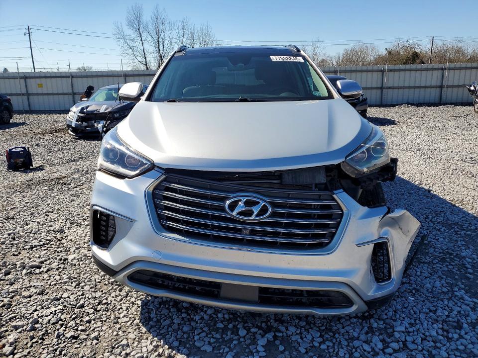 2017 Hyundai Santa fe VIN KM8SR4HF9HU186992 COPART salvage auction — FRONT END, Al - Cert Of Title-Salvage Title, sold $3,400 on 2026-07-07 (photo 5)