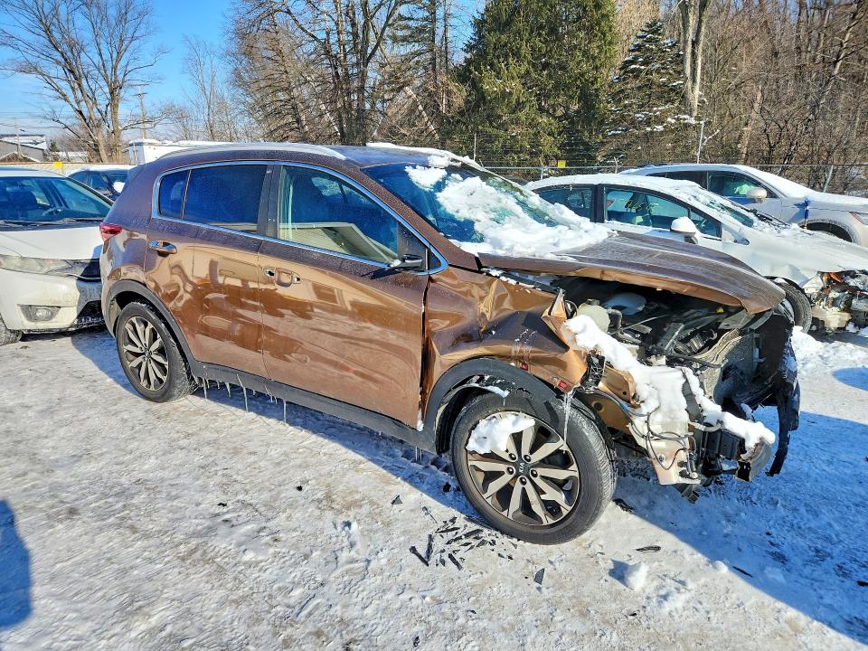 2017 Kia Sportage VIN KNDPN3AC9H7108243 COPART salvage auction — FRONT END, Oh - Cert Of Title-Salvage, sold $1,750 on 2026-07-08 (photo 4)