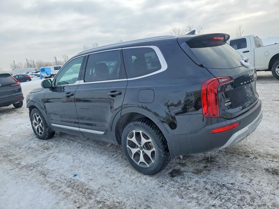 2022 Kia Telluride VIN 5XYP3DHCXNG288770 COPART salvage auction — FRONT END, Qc - Gravement Accidente, sold $6,900 on 2026-07-14 (photo 2)