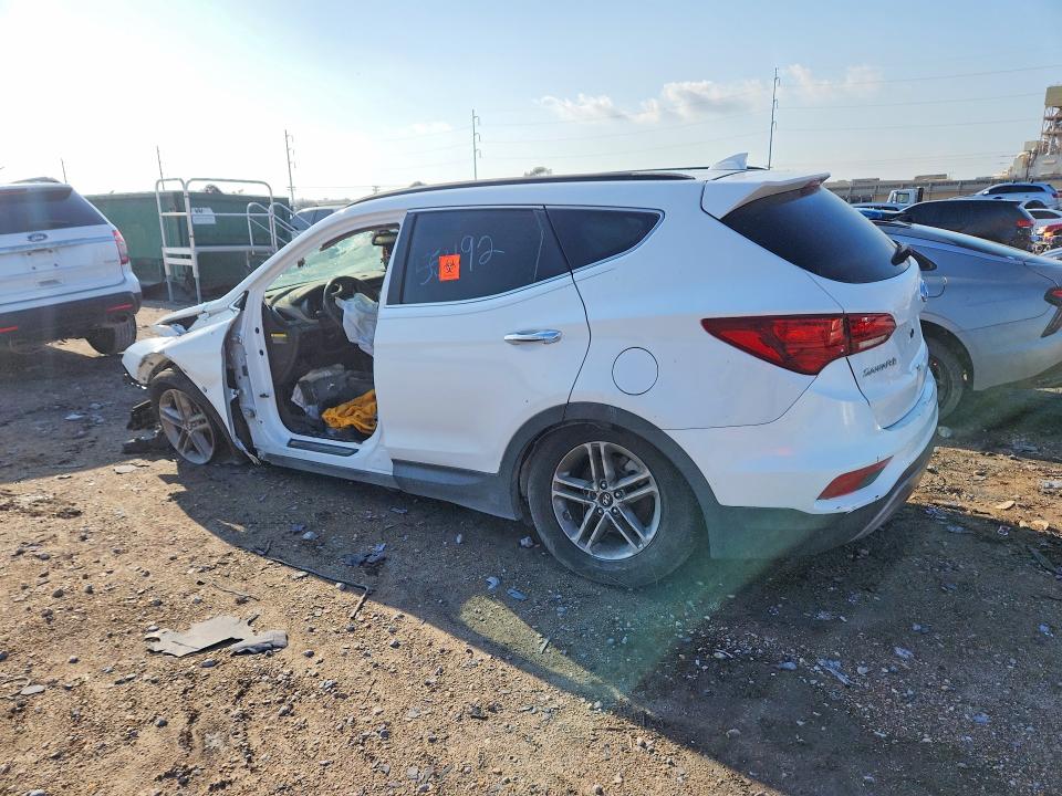 2017 Hyundai Santa fe VIN 5XYZU3LB7HG396010 COPART salvage auction — FRONT END, La - Certificate Of Title, sold $70 on 2026-07-29 (photo 2)