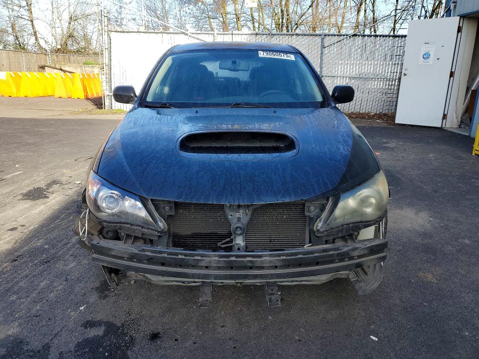 2010 Subaru Wrx VIN JF1GH7G62AG806138 COPART salvage auction — FRONT END, Or - Salvage Title Certificate, sold $1,150 on 2026-07-27 (photo 5)