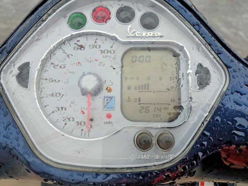 2008 Vespa Gts VIN ZAPM459L885007324 COPART salvage auction — VANDALISM, PA - CERTIFICATE OF SALVAGE, sold $875 on 2026-08-07 (photo 7)