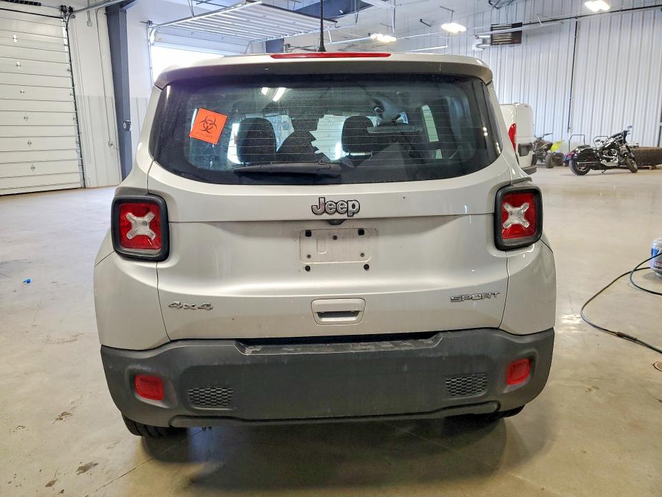 2021 Jeep Renegade VIN ZACNJDAB0MPN36728 COPART salvage auction — FRONT END, Wv - Salvage Certificate, sold $650 on 2026-07-31 (photo 6)