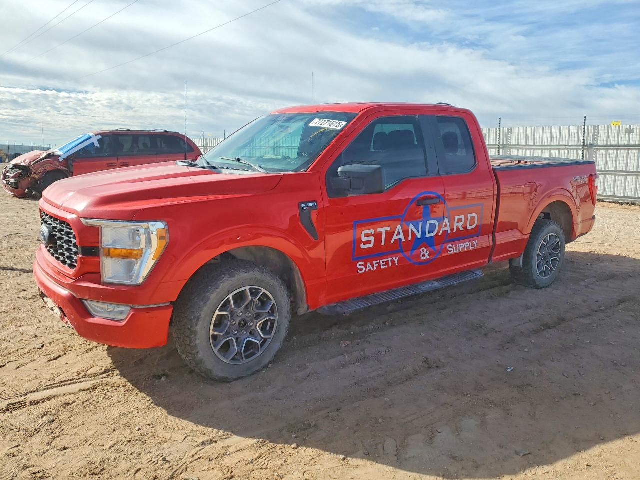 2021 Ford F-150 VIN 1FTEX1CP1MKD60842 COPART salvage auction — Front End, TX - CERTIFICATE OF TITLE, sold $5,300 on 2026-07-01 (photo 1)
