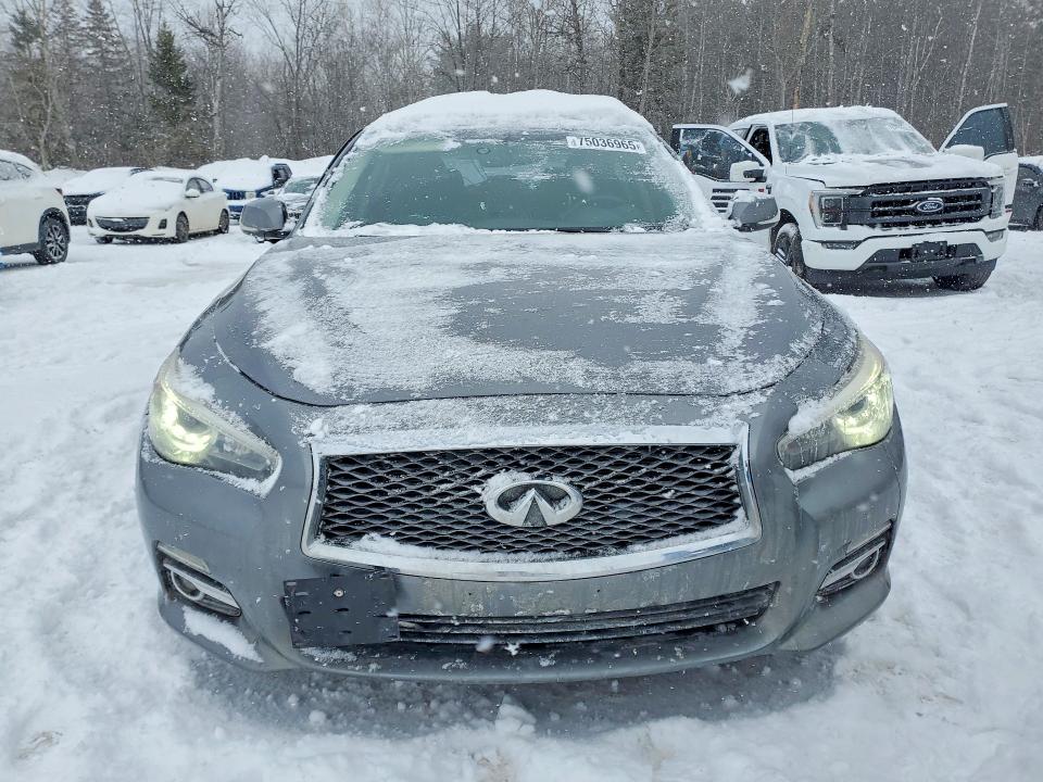 2014 Infiniti Q50 VIN JN1BV7AR5EM692369 COPART salvage auction — FRONT END, ON - PERMIT NO BRAND - UNFIT, sold $1,550 on 2026-07-28 (photo 5)
