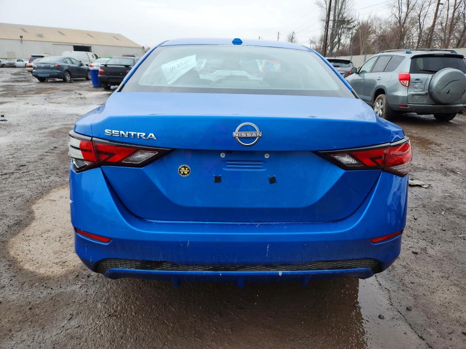 2025 Nissan Sentra VIN 3N1AB8CV6SY274139 COPART salvage auction — SIDE, Salvage Title, sold $1,850 on 2026-07-20 (photo 6)