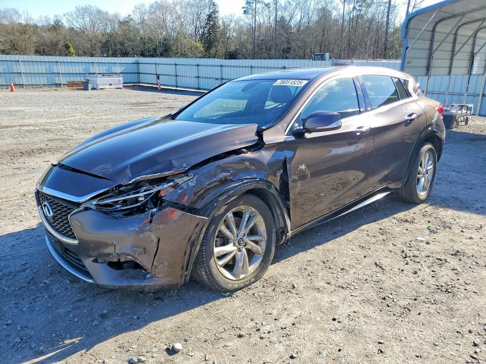 2017 Infiniti Qx30 VIN SJKCH5CP2HA032446 COPART salvage auction — FRONT END, Ga - Cert Of Title-Rebuilt Salvage, sold $1,400 on 2026-07-07 (photo 1)