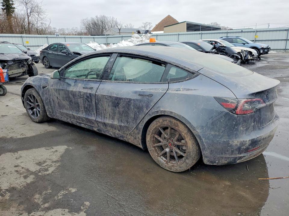 2023 Tesla Model 3 VIN 5YJ3E1EA4PF700170 COPART salvage auction — SIDE, Nj - Cert Of Title-Salvage, sold $150 on 2026-07-14 (photo 2)