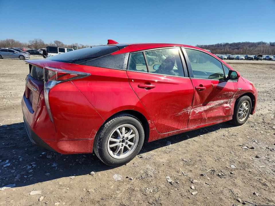 2016 Toyota Prius VIN JTDKBRFU5G3519605 COPART salvage auction — SIDE, Il - Salvage Certificate, sold $2,850 on 2026-07-13 (photo 3)