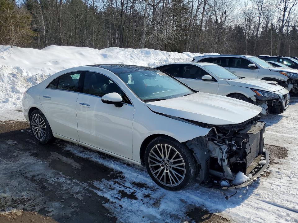 2023 Mercedes-benz Cla-klasse VIN W1K5J4HB3PN377263 COPART salvage auction — FRONT END, Salvage Title, sold $12,100 on 2026-07-14 (photo 4)