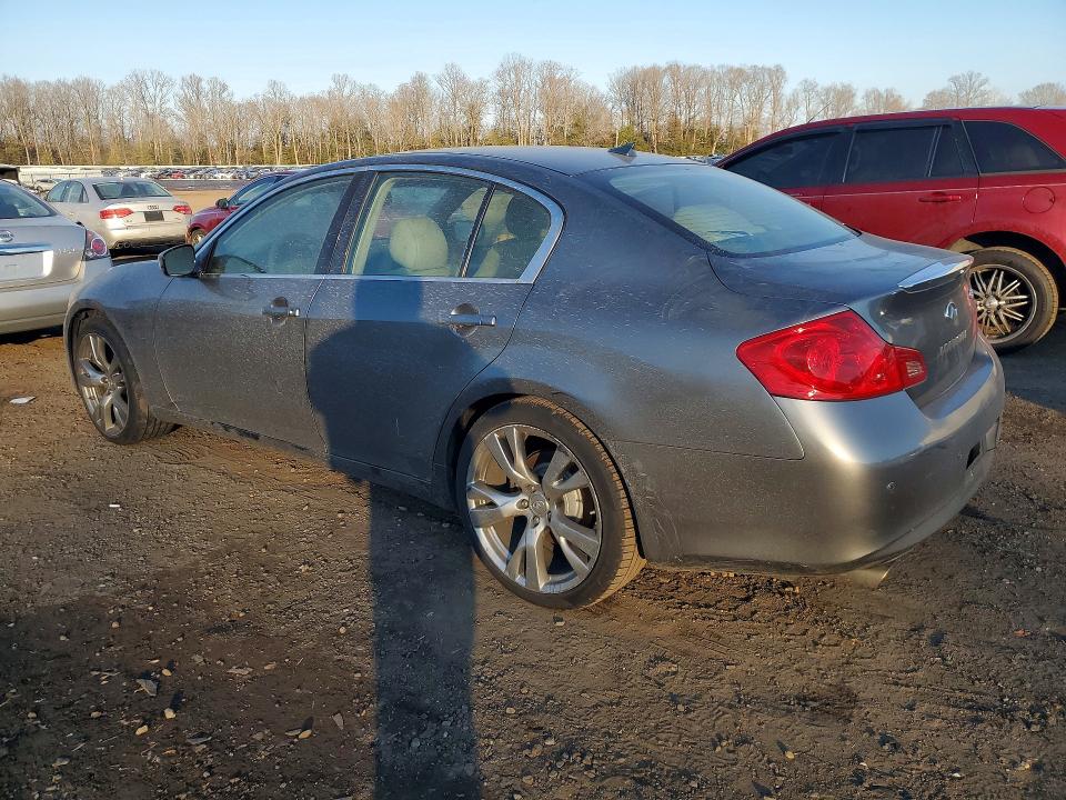2013 Infiniti G VIN JN1CV6AR4DM766104 COPART salvage auction — MINOR DENT/SCRATCHES, Md - Cert Of Salvage > 75% Damage, sold $1,150 on 2026-07-31 (photo 2)