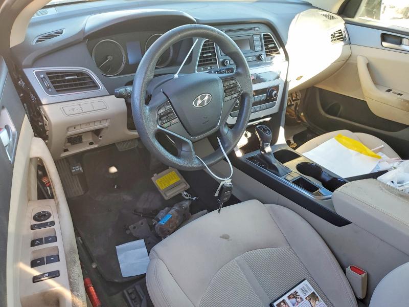 2015 Hyundai Sonata VIN 5NPE24AFXFH144466 COPART salvage auction — VANDALISM, Tx - Salvage Vehicle Title, sold $900 on 2026-07-02 (photo 8)