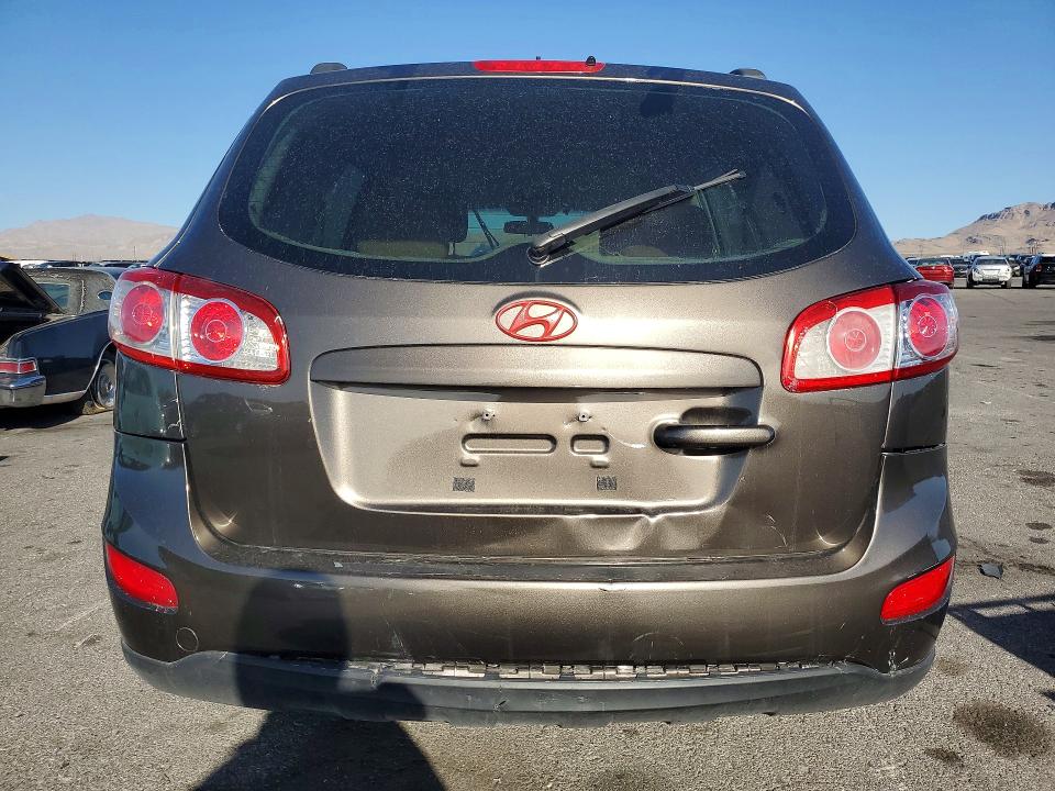 2012 Hyundai Santa fe VIN 5XYZG3AB6CG151721 COPART salvage auction — FRONT END, Salvage Title, sold $300 on 2026-07-15 (photo 6)