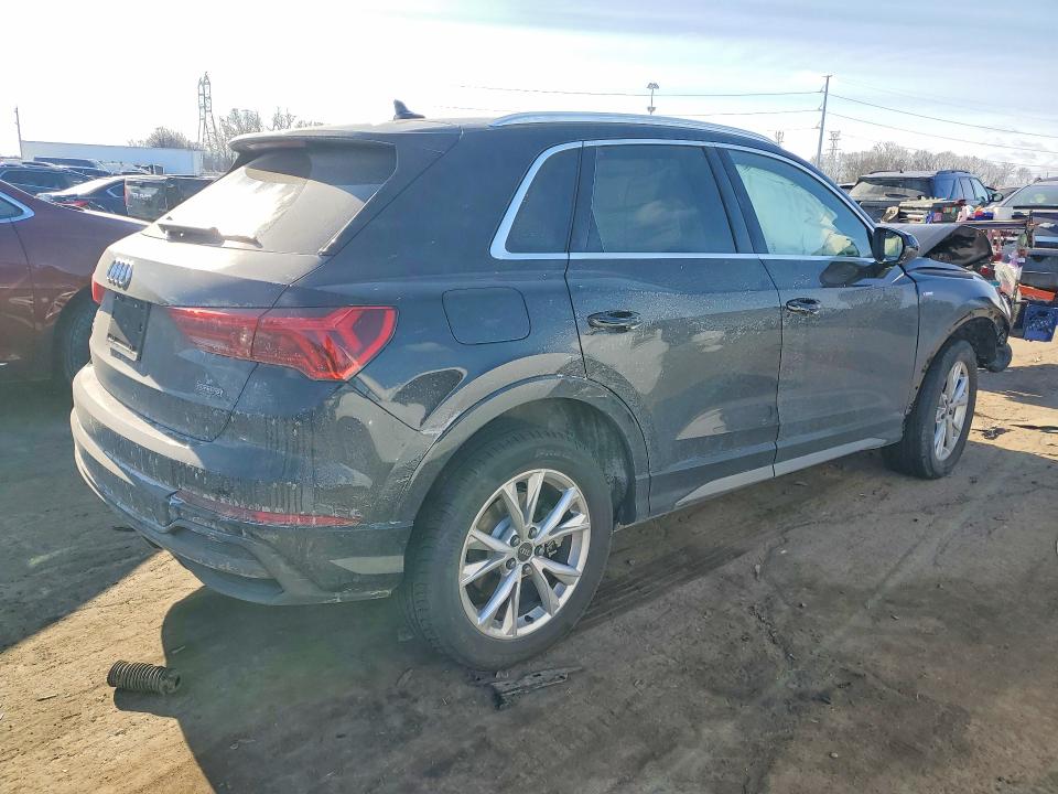 2025 Audi Q3 VIN WA1DECF37S1095931 COPART salvage auction — FRONT END, MI - CERT OF TITLE-SALVAGE VEHICLE, sold $5,100 on 2026-07-28 (photo 3)