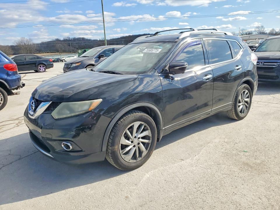 2014 Nissan Rogue VIN 5N1AT2MT6EC779028 COPART salvage auction — SIDE, Tn - Salvage Certificate, sold $600 on 2026-07-06 (photo 1)