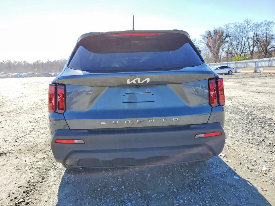 2022 Kia Sorento VIN 5XYRG4LC9NG123927 COPART salvage auction — FRONT END, Sc - Cert Of Title-Salvage, sold $5,600 on 2026-07-08 (photo 6)