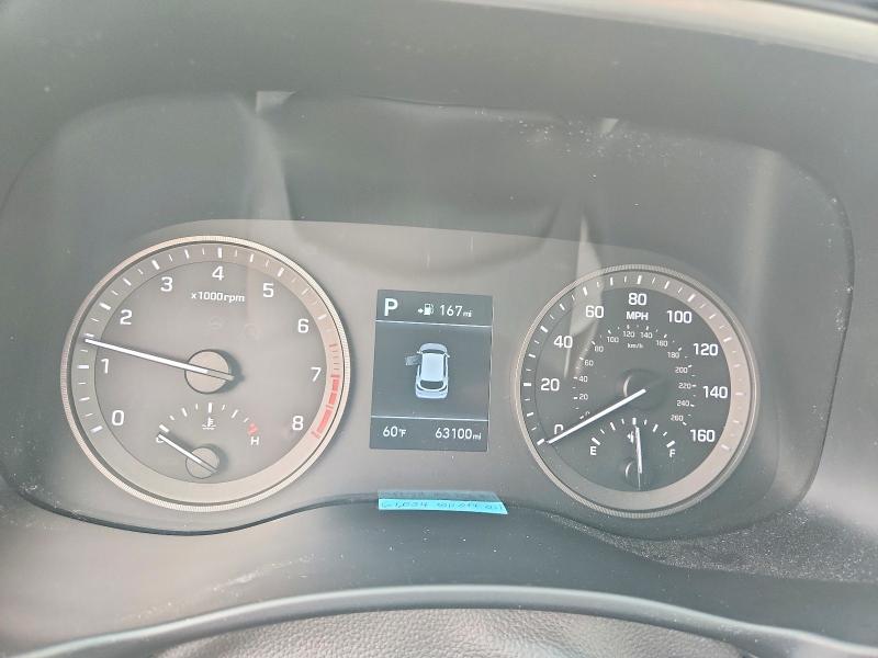 2019 Hyundai Tucson VIN KM8J2CA47KU062164 COPART salvage auction — FRONT END, Ut - Salvage Certificate, sold $150 on 2026-07-07 (photo 9)