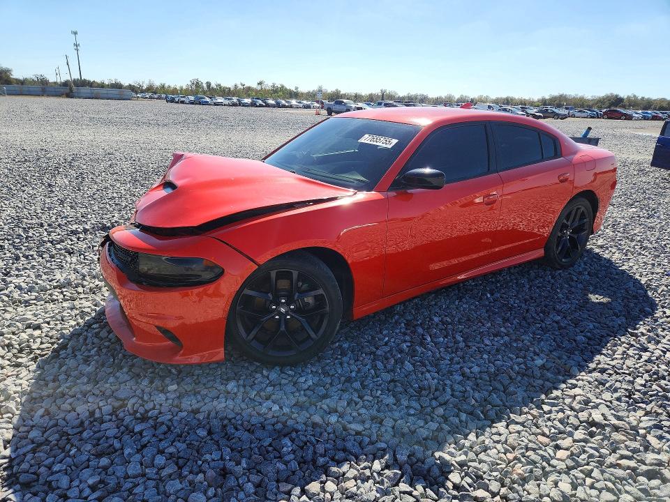 2021 Dodge Charger VIN 2C3CDXCT2MH588599 COPART salvage auction — FRONT END, Fl - Certificate Of Destruction, sold $6,400 on 2026-07-09 (photo 1)
