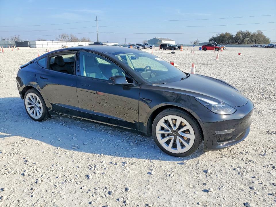 2021 Tesla Model 3 VIN 5YJ3E1EA6MF987880 COPART salvage auction — REAR END, Salvage Title, sold $1,200 on 2026-07-23 (photo 4)