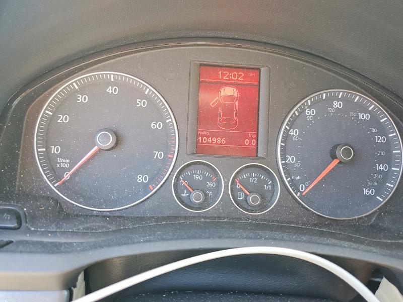 2009 Volkswagen Eos VIN WVWBA71F59V008645 COPART salvage auction — MECHANICAL, Fl - Certificate Of Title, sold $450 on 2026-07-21 (photo 9)
