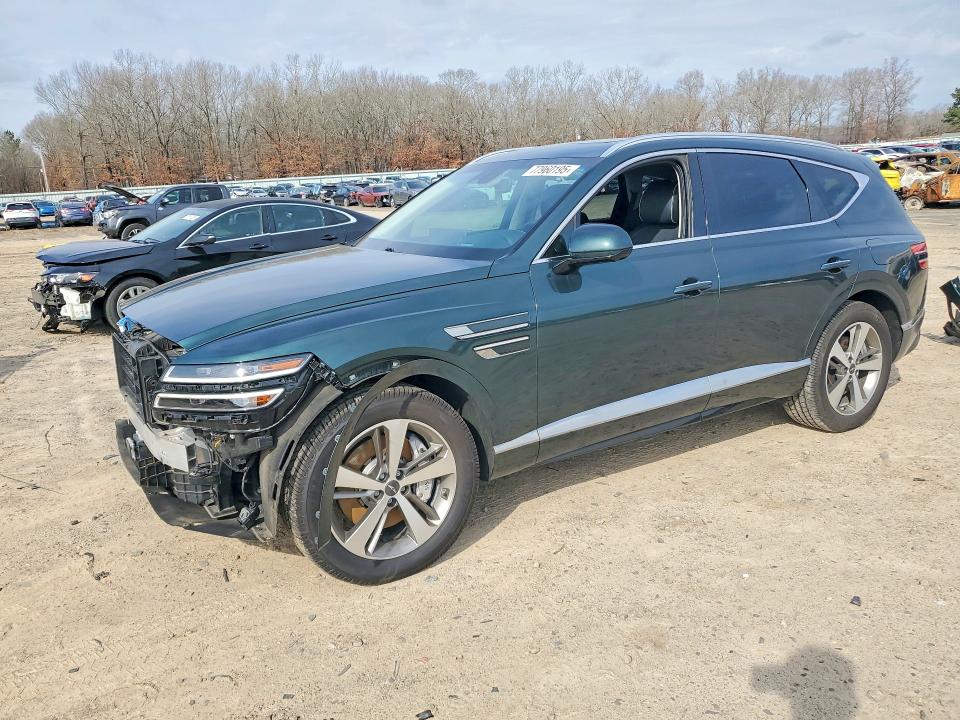 2023 Genesis Gv80 VIN KMUHBDSB2PU123074 COPART salvage auction — FRONT END, Ar - Cert Of Title-Salvage, sold $14,100 on 2026-07-06 (photo 1)
