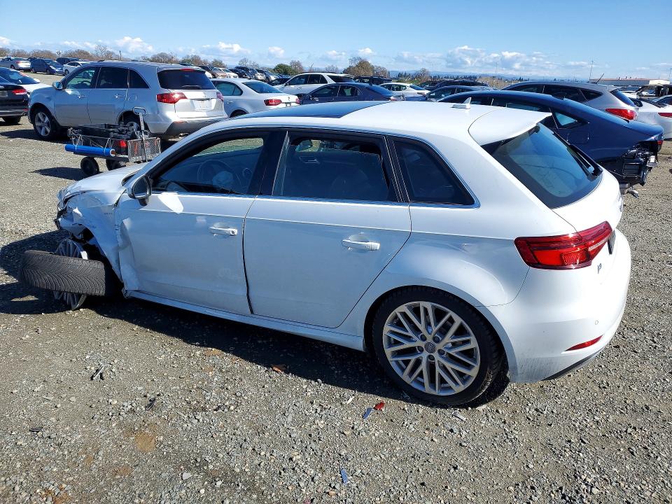 2018 Audi A3 VIN WAUTPBFF2JA093239 COPART salvage auction — FRONT END, Salvage Title, sold $2,100 on 2026-07-14 (photo 2)