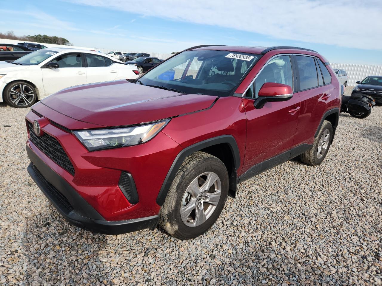 2025 Toyota RAV4 VIN 2T3W1RFV1SW435302 COPART salvage auction — Side, NC - SALVAGE CERTIFICATE OF TITLE, sold $10,800 on 2026-07-07 (photo 1)