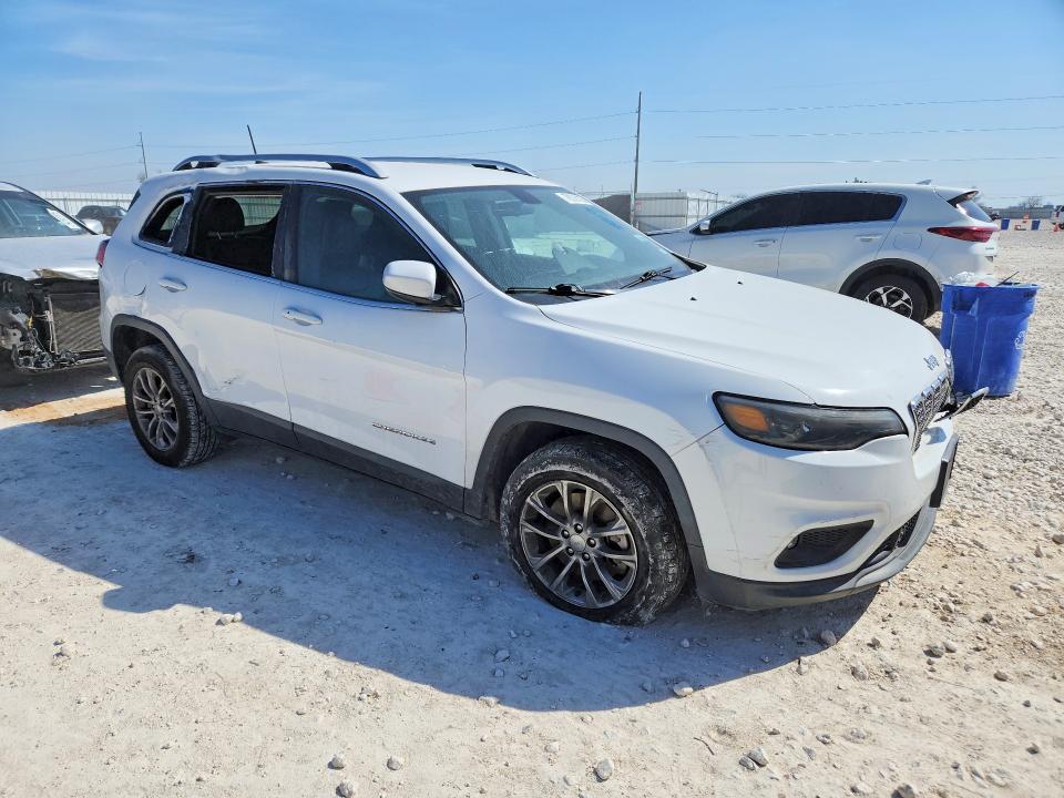 2019 Jeep Cherokee VIN 1C4PJLLB1KD265712 COPART salvage auction — Front End, TX - CERTIFICATE OF TITLE, sold $3,200 on 2026-07-09 (photo 4)